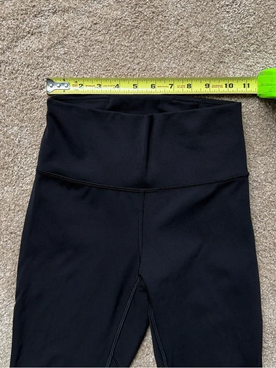 Lululemon Revitalize Crop 21 Black Mesh Leggings Size 4 - Picture 8 of 14